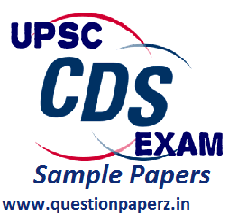 UPSC CDS Sample Model Papers