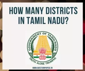 How Many Districts in Tamil Nadu